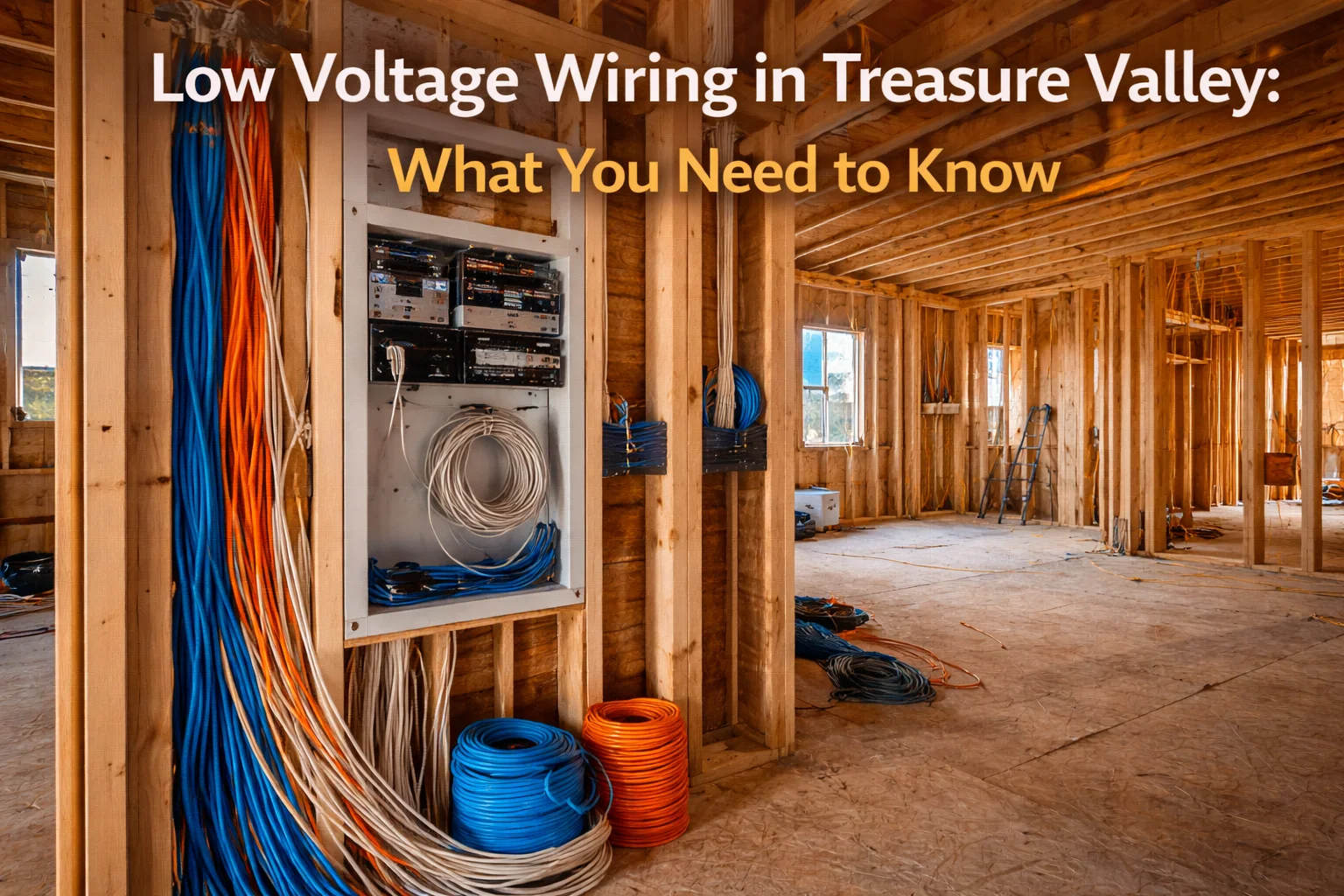 Low Voltage Wiring in Treasure Valley, Idaho: What Homeowners & Builders Need to Know